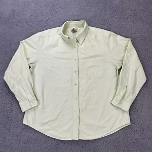 LL Bean Damen Shirt Button Down Top Lindgrün Large Baumwolle OKM55 Made in Peru - Bild 1 von 9