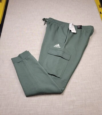 Pantalones de chándal Adidas Cargo XL para hombre verde óxido blanco sensación acogedora polar cónica Foto 1 de 4