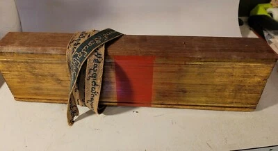 antique Buddhist Burmese Palm Leaf Prayer Manuscript Pali Script - Image 1 of 4