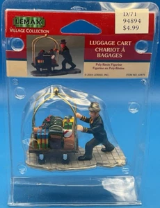 LEMAX Village Collection Luggage Cart 42875 2004 NEW Fast Free Shipping! - Picture 1 of 5