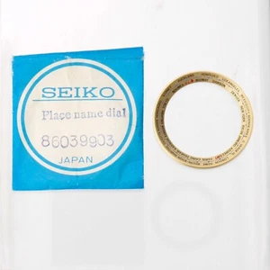 NEW Genuine Seiko Watch Part #8603 9903 Rotating Dial Ring Part Fits 6117-6400 - Picture 1 of 1