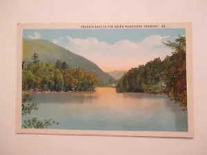 Vermont Postcard Emerald Lake in the Green Mountains VT - Picture 1 of 2