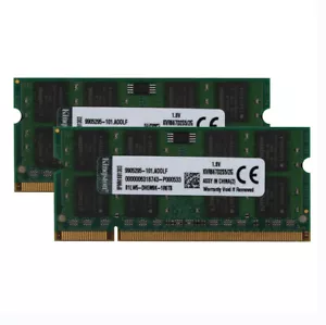 4GB 2X 2GB Kingston Kits PC2-5300 DDR2 667MHz For Mac Laptop Memory RAM SODIMM # - Picture 1 of 5