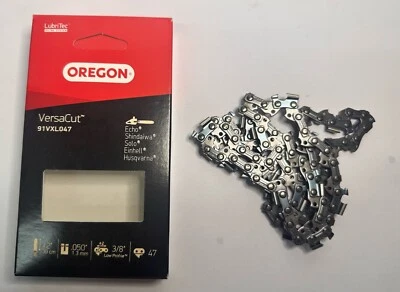 OREGON 91VXL047 CATENA MOTOSEGA PASSO 3/8 LP x SPESSORE 1.3 mm 47 MAGLIE