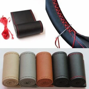 Microfiber Leather Car Handlebar Cover Steering Wheel DIY - Picture 1 of 11
