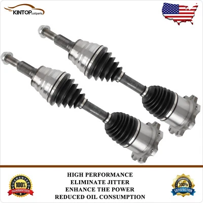 Pair Front Left Right for GMC Sierra 2500 3500 HD 6.0L 2015-2019 CV Axle Shaft - Image 1 of 4
