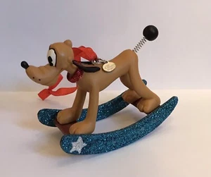 DISNEY SKETCHBOOK 2017 PLUTO ROCKING HORSE CHRISTMAS TREE HANGING ORNAMENT - Picture 1 of 6