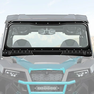 Full Glass Front Windshield For 2017–2021 POLARIS GENERAL 4 1000 EPS Hard Coated - Image 1 of 4