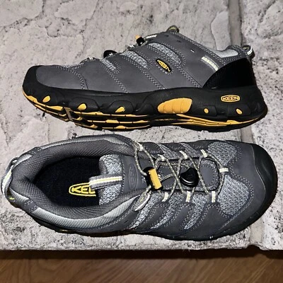 Nuevo Keen 1011908 Koven Gris Cuero Cordón Senderismo Zapatos Sandalias 5 Niños Jóvenes Foto 1 de 4