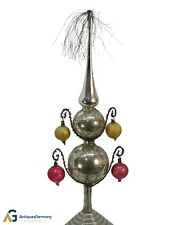 Antique wire wrapped glass tree topper, ca. 1920   (# 15203)