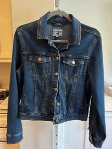 VELVET HEART DENIM JACKET MED - Picture 1 of 5