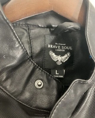 Nova Jaqueta Brave Soul London Preta - Imagem 1 de 3
