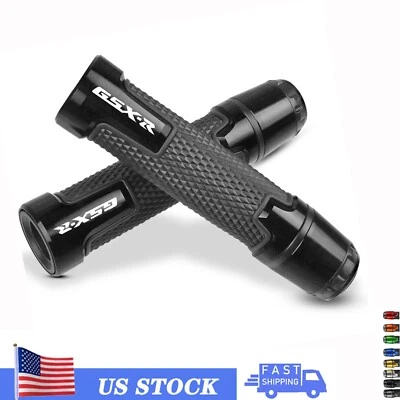 7/8" Motorcycle Handlebar Grips For SUZUKI GSXR600 750 1000 50 150 1100 Foto 1 de 4