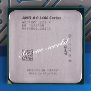 100% OK AD3420OJZ22HX AMD A-Series A4-3420 2.8 GHz Laptop Processor CPU - Picture 1 of 2