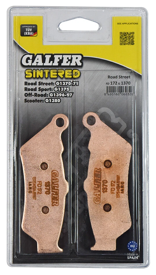 Galfer Brake Pads Rear For Moto Guzzi California 1100 Jackal 1994-2001 - Image 1 of 1