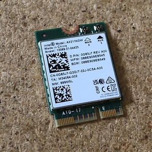 Dell OEM Intel AX211NGW WiFi 6E Wireless Card Bluetooth 5.3 CN-0G83J7 (2.4Gbps) - Picture 1 of 3