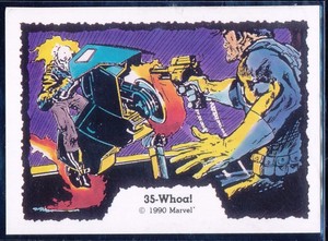 1990 Comic Images Ghost Rider I Trading Card #35 Whoa!