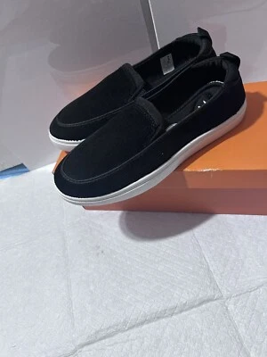 Rocket Dog Womens Savvy Black Cotton Corduroy Slip On Sneaker - Image 1 of 4