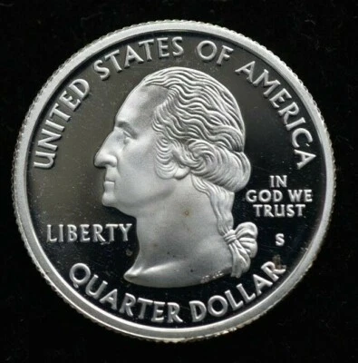 2003 ILLINOIS QUARTER SILVER COIN  - ULTRA CAMEO - UNCIRCULATED GEM - Image 1 of 2