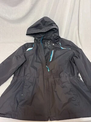 Chaqueta Abrigo Zero Xposur Azul Gris Negro Esquí Snowboard, Talla XL Para Mujer Foto 1 de 4