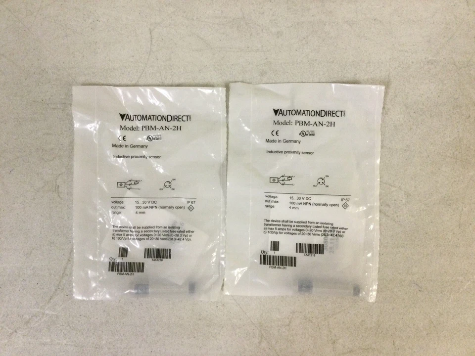 Proximity Sensor Inductive 12mm Dia X 60mm Body 4mm Sensing Distance Pbm-an-2h