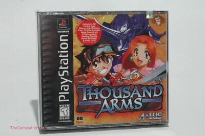 Thousand Arms - Sony PlayStation 1, Atlus 1999 Brand New - Image 1 of 4