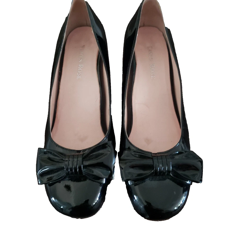 taryn rose shoes women size 8 Patent Leather Bow Comfort - Image 1 of 4
