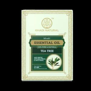Khadi Natural Tea Tree Essential Oil 15 ml Ayurvedic Body Face Skin Acne Care