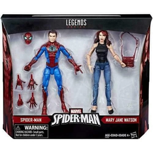 Hasbro 43223-626 Marvel Legends Spider-Man Mary Jane 6 inch Action Figure - 2 Pack