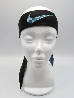 Corbata para la cabeza Nike DRI-FIT juvenil reversible negra/verde ceniza/blanca Foto 1 de 4