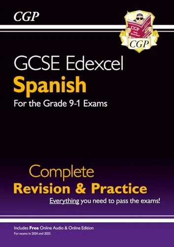 New GCSE Spanish Edexcel Complete Revision & Practice + Online E... by CGP Books - Image 1 of 2