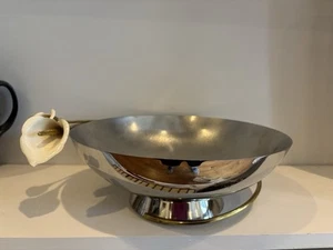 Michael Aram Calla Lily Large Stainless Steel Bowl (10.5" Diameter) - 123206 - Picture 1 of 6