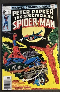 Spectacular Spider-Man #6 VF ow/white pages Peter Parker Marvel 1977 - Bild 1 von 7