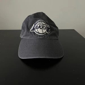 Los Angeles Lakers '47 OSFA Cap Adjustable Dad Hat NBA Basketball Grayish Blue - Picture 1 of 5