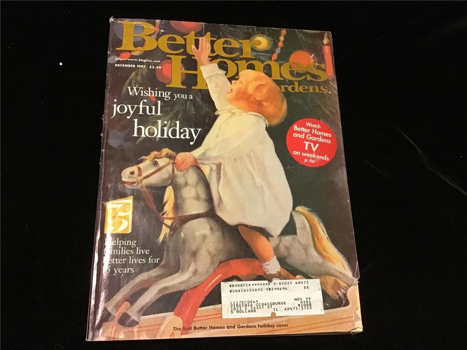 Better Homes and Gardens Magazine December 1997 Christmas Issues Foto 1 de 1