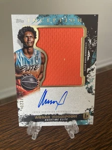 AUSAR THOMPSON #/125 On Card Auto 2021 Topps Inception Rookie RC RPA RARE SP mem - Picture 1 of 4