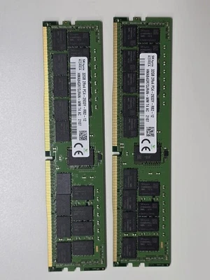 64GB (32GBx2) DDR4 Registered ECC Server RAM HMA84GR7DJR4N. - Image 1 of 2
