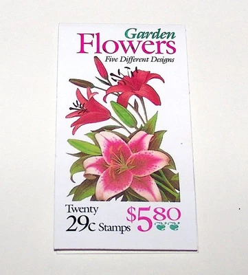 Scott 29c #2829-2833 BK215: Garden Flowers MNH Booklet of 20. - Image 1 of 3