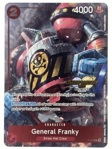 General Franky P-027 EN ONE PIECE TCG 2023 Championship Event-NM - Imagen 1 de 4