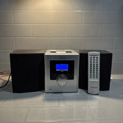 Hitachi axm41dab DAB FM Radio CD Compact Stereo Hi-Fi System - Working  - Image 1 of 4