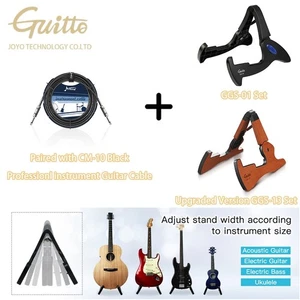 Juego de Soporte de Guitarra GUITTO Soporte Clásico Marco A con Cable de Guitarra Profesional - Imagen 1 de 14