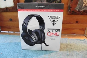 Auriculares con cable para juegos Turtle Beach Atlas One PC - negros nuevos en caja - Imagen 1 de 5