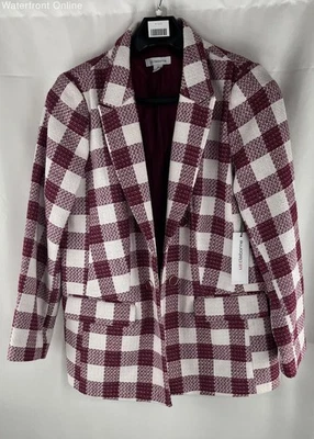 Liz Claiborne Women's Rose Check Single Breasted Jacket Size 18 NWT MSRP $99 - Image 1 of 4