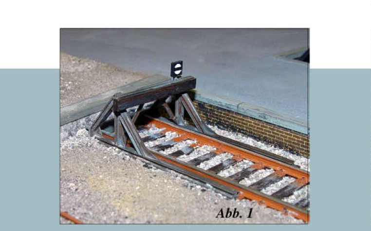 REITZ MODELLBAU preussischer Bremsprellbock leichte Version Artnr 1818 - Bild 1 von 1