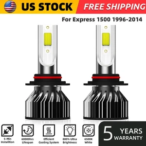 9006/HB4 LED Headlight Bulbs Kit Low Beam For Chevrolet Express 1500 1996-2014 - Picture 1 of 11