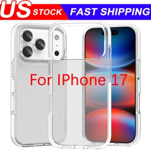 Lot IPhone 17 17 Pro Max Case 17 Air Clear Shockproof Slim Rugged Bumper Cover - Picture 1 of 14