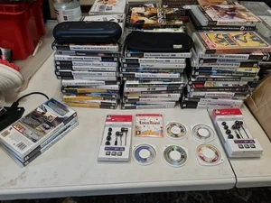 50 Mixed Video Games Bundle. Sony Psp Playstation Portable Accesories Job Lot - Picture 1 of 15