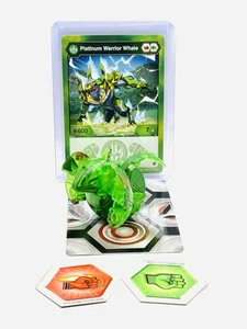 Bakugan Evolutions Ventus Platinum Warrior Whale B600 + Cards & Bakucores - Picture 1 of 6