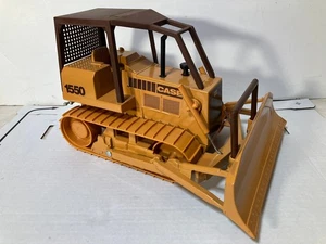 Ertl 1987 Case 1550 Spielzeug 1:16 Modell Langbahn Stahl Planierraupe #608-10CO - Bild 1 von 19
