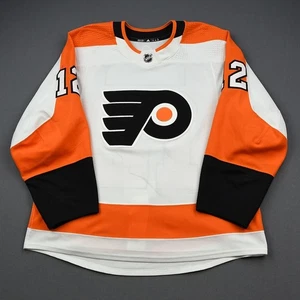 2019-20 Michael Raffl Philadelphia Flyers Game Used Worn Hockey Jersey MeiGray - Picture 1 of 10